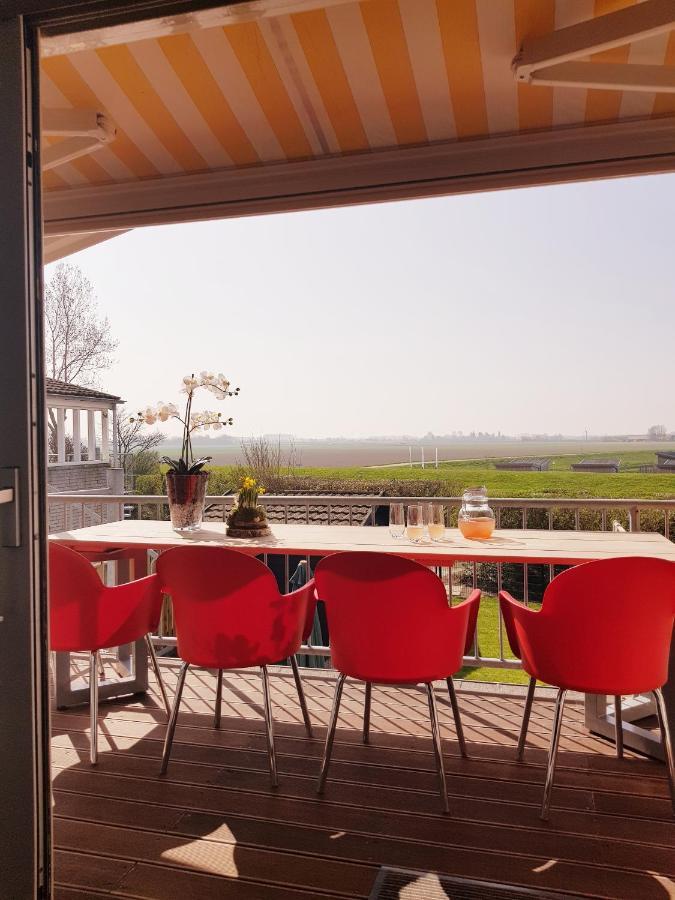 קמפרלנד Ostreahof Gezin & Familie Vakantiehuis Aan Strand En Jachthaven מראה חיצוני תמונה